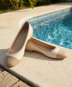 finsburyshoes shop Ballerines LUCIE Blanc*Femme Ballerines|Tous Les Souliers