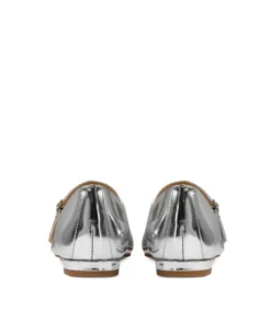 finsburyshoes shop Ballerines MEREDITH Miroir Argent*Femme Ballerines|Tous Les Souliers