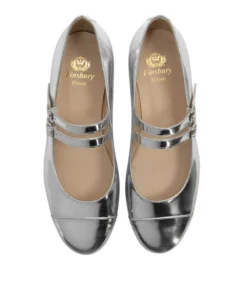 finsburyshoes shop Ballerines MEREDITH Miroir Argent*Femme Ballerines|Tous Les Souliers