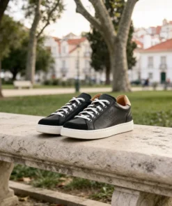 finsburyshoes shop Baskets EMMA Noir*Femme Baskets & Sneakers|Tous Les Souliers