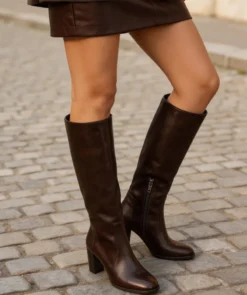 Finsbury Shoes Bottes ADRIANA Brun Foncé*Femme Bottes|Tous Les Souliers