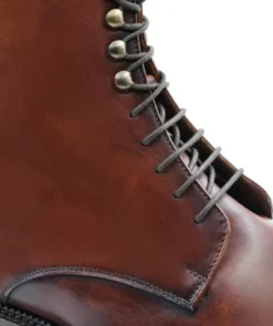 finsburyshoes shop Bottines ALESSANDRO Marron Patiné*Homme Chaussures De Ville|Toutes Les Chaussures