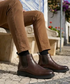 finsburyshoes shop Bottines ANTON Marron*Homme Toutes Les Chaussures|Semelle Gomme