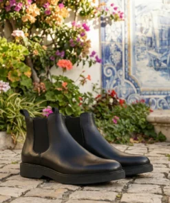 finsburyshoes shop Bottines ANTON Noir*Homme Toutes Les Chaussures|Semelle Gomme