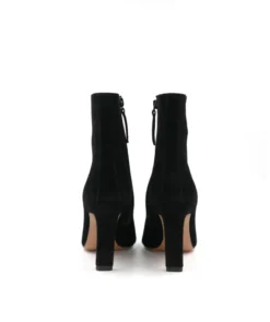 finsburyshoes shop Bottines DAISYA Veau Velours Noir*Femme Boots & Bottines|Tous Les Souliers