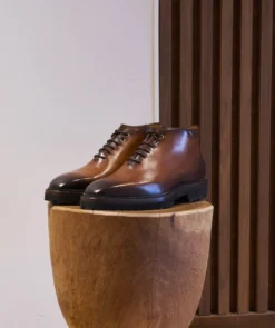 finsburyshoes shop Bottines EMILIO Marron Patiné* Toutes Les Chaussures|Chaussures Casual
