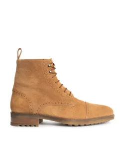 finsburyshoes shop Bottines ERNESTO Daim Camel*Homme Toutes Les Chaussures|Semelle Gomme