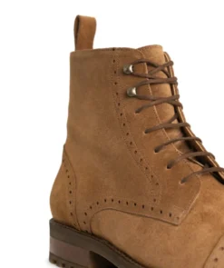 finsburyshoes shop Bottines ERNESTO Daim Camel*Homme Toutes Les Chaussures|Semelle Gomme