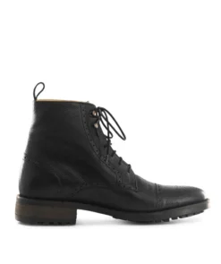 finsburyshoes shop Bottines ERNESTO Grainé Noir*Homme Toutes Les Chaussures|Semelle Gomme