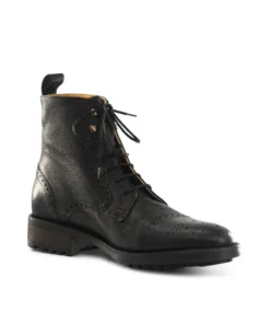 finsburyshoes shop Bottines ERNESTO Grainé Noir*Homme Toutes Les Chaussures|Semelle Gomme