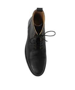 finsburyshoes shop Bottines ERNESTO Grainé Noir*Homme Toutes Les Chaussures|Semelle Gomme