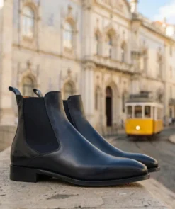finsburyshoes shop Bottines FIRENZE Bleu Nuit*Homme Made In Italy|Toutes Les Chaussures