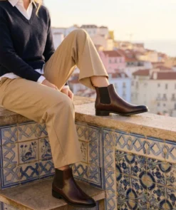 finsburyshoes shop Bottines MARY Marron Foncé*Femme Boots & Bottines|Tous Les Souliers