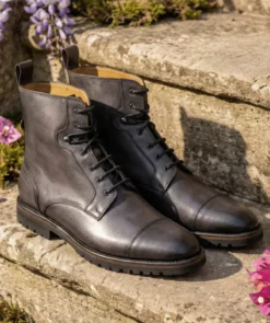 finsburyshoes shop Bottines POWELL Gris Patiné* Toutes Les Chaussures|Chaussures De Ville