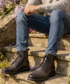 finsburyshoes shop Bottines POWELL Gris Patiné* Toutes Les Chaussures|Chaussures De Ville