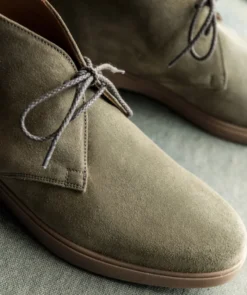finsburyshoes shop Bottines SAHARA Daim Olive* Maroquinerie|Tous Les Accessoires