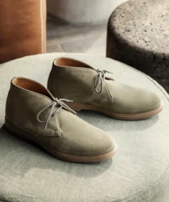 finsburyshoes shop Bottines SAHARA Daim Olive* Maroquinerie|Tous Les Accessoires