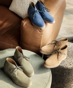 finsburyshoes shop Bottines SAHARA Daim Olive* Maroquinerie|Tous Les Accessoires