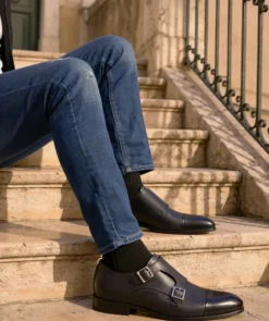 finsburyshoes shop Boucles FELICIANO Gris Patiné*Homme Toutes Les Chaussures|Mariage & Cérémonie