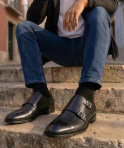 finsburyshoes shop Boucles FELICIANO Gris Patiné*Homme Toutes Les Chaussures|Mariage & Cérémonie