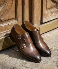 finsburyshoes shop Boucles FELICIANO Marron Patiné*Homme Toutes Les Chaussures|Mariage & Cérémonie