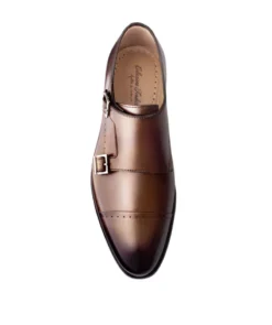 finsburyshoes shop Boucles FELICIANO Marron Patiné*Homme Toutes Les Chaussures|Mariage & Cérémonie