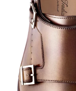 finsburyshoes shop Boucles FELICIANO Marron Patiné*Homme Toutes Les Chaussures|Mariage & Cérémonie