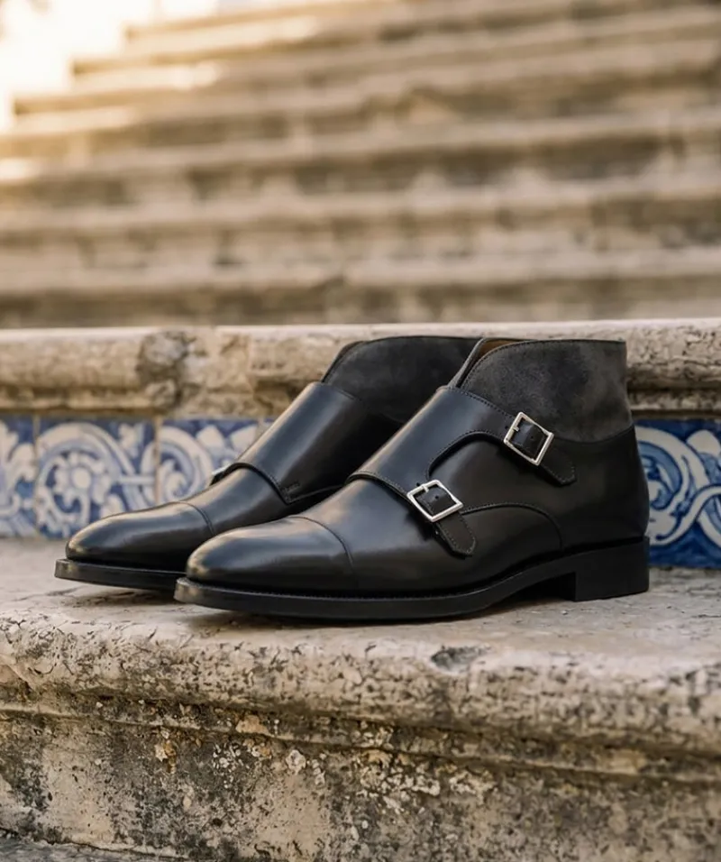 finsburyshoes shop Boucles LEONARDO Gris*Homme Toutes Les Chaussures|Semelle Gomme
