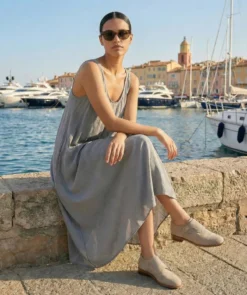 finsburyshoes shop Cambridge JESSICA Beige Pierre*Femme Mocassins & Derbies|Tous Les Souliers