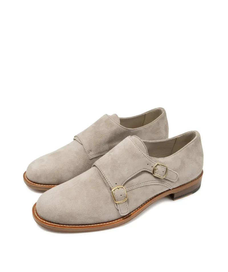 finsburyshoes shop Cambridge JESSICA Beige Pierre*Femme Mocassins & Derbies|Tous Les Souliers