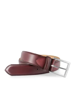 finsburyshoes shop Ceinture Cuir Bordeaux Patiné* Toutes Les Chaussures|Chaussures Casual