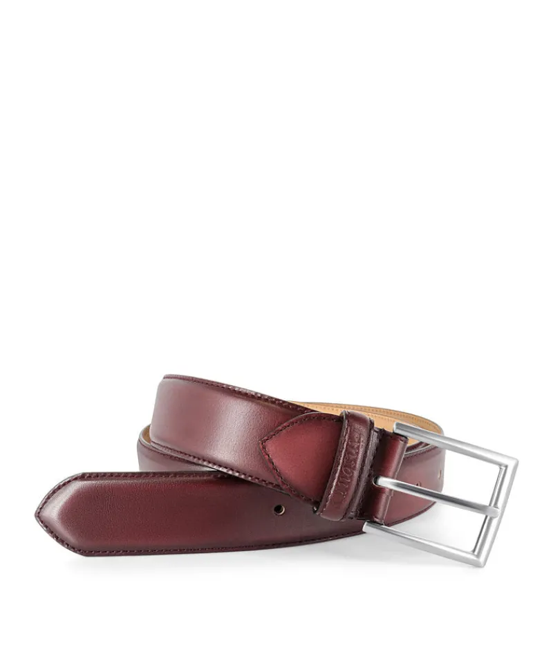 finsburyshoes shop Ceinture Cuir Bordeaux Patiné* Toutes Les Chaussures|Chaussures Casual