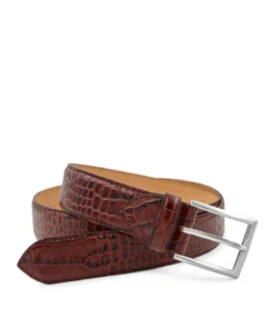 finsburyshoes shop Ceinture Embossé Croco Marron (nouveau modèle)* Toutes Les Chaussures|Chaussures Casual