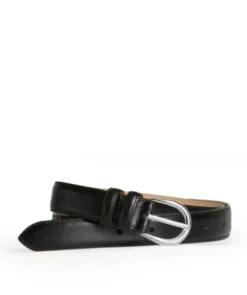 finsburyshoes shop Ceinture ROME Noir boucle Argent* Boots & Bottines|Tous Les Souliers