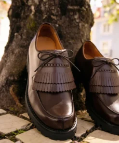 finsburyshoes shop Derbies LEONIE Brun*Femme Mocassins & Derbies|Tous Les Souliers
