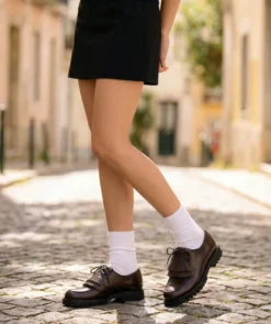 finsburyshoes shop Derbies LEONIE Brun*Femme Mocassins & Derbies|Tous Les Souliers