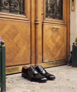 finsburyshoes shop Derby CAMPOLI 2 Vernis Noir*Homme Toutes Les Chaussures|Cousu Blake