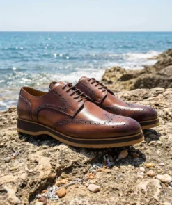 finsburyshoes shop Derby ELIAS Marron Patine*Homme Toutes Les Chaussures|Semelle Gomme