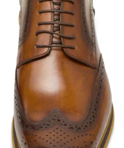finsburyshoes shop Derby ELIAS Marron Patine*Homme Toutes Les Chaussures|Semelle Gomme