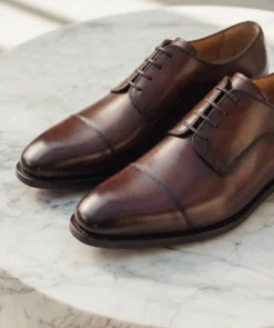finsburyshoes shop Derby ELVIS Marron Noyer*Homme Toutes Les Chaussures|Chaussures De Ville
