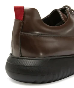 finsburyshoes shop Derby Joey Marron Lisse* Baskets & Sneakers|Tous Les Souliers