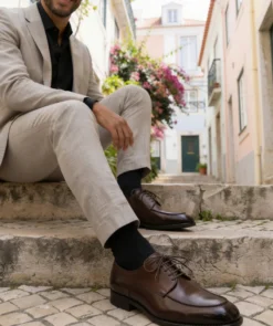 finsburyshoes shop Derby MASSIMO Marron Patiné*Homme Toutes Les Chaussures|Cousu Blake