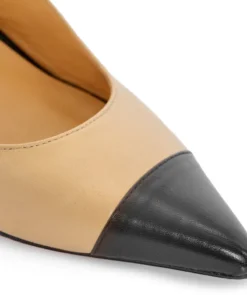 finsburyshoes shop Escarpins CAPRI Beige et Noir*Femme Escarpins|Mariage & Cérémonie