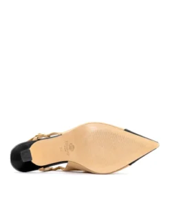 finsburyshoes shop Escarpins CAPRI Beige et Noir*Femme Escarpins|Mariage & Cérémonie