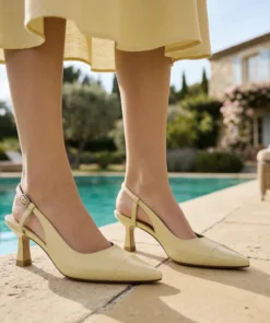 finsburyshoes shop Escarpins CAPRI Jaune Citrine* Toutes Les Chaussures|Chaussures Casual
