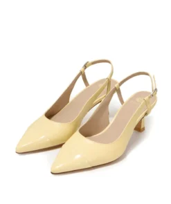 finsburyshoes shop Escarpins CAPRI Jaune Citrine* Toutes Les Chaussures|Chaussures Casual