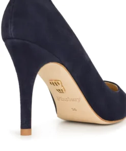 finsburyshoes shop Escarpins MANON Daim Marine*Femme Nouveautés|Escarpins