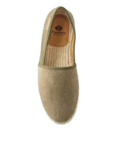finsburyshoes shop Espadrilles INDIANA Olive*Homme Toutes Les Chaussures|Cousu Goodyear