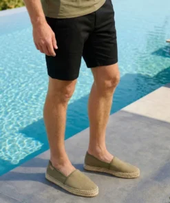 finsburyshoes shop Espadrilles INDIANA Olive*Homme Toutes Les Chaussures|Cousu Goodyear