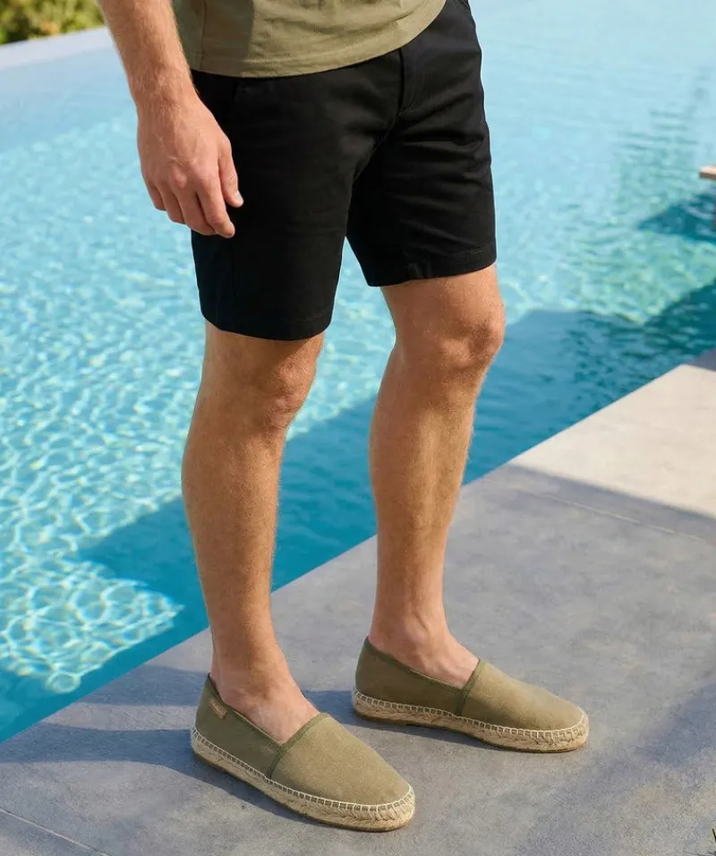finsburyshoes shop Espadrilles INDIANA Olive*Homme Toutes Les Chaussures|Cousu Goodyear